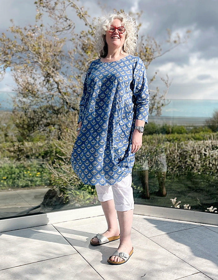 Nila Rubia Roshan Dress in Bluebell
