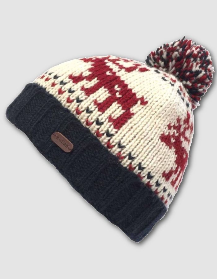 reindeer bobble hat