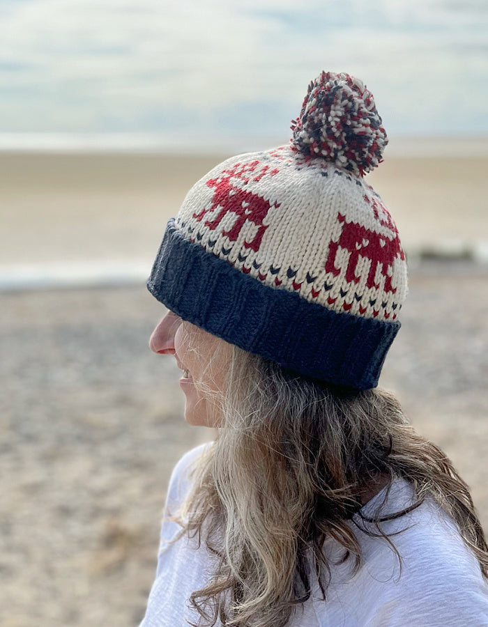 reindeer bobble hat