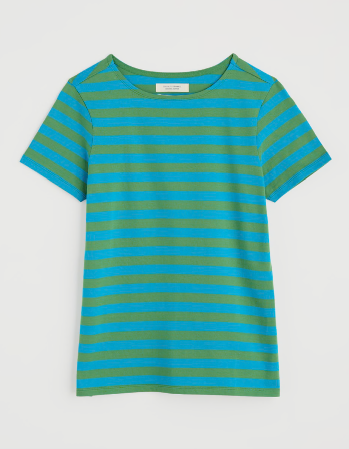 Seasalt Sailor T-Shirt in Scallion Hedgerow