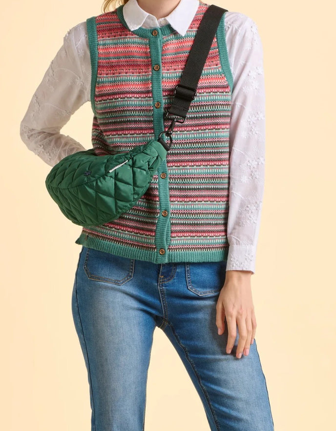Brakeburn Shipstal Sling Bag in Emerald Green