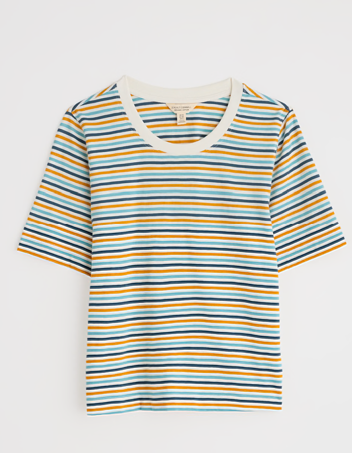 Seasalt Copseland T-Shirt in Pellitras Tumeric