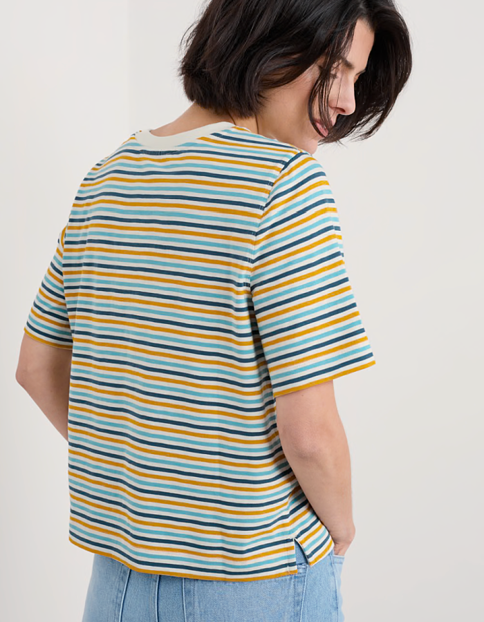 Seasalt Copseland T-Shirt in Pellitras Tumeric