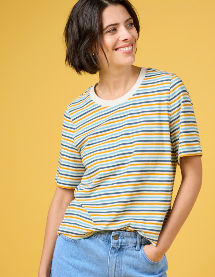 Seasalt Copseland T-Shirt in Pellitras Tumeric