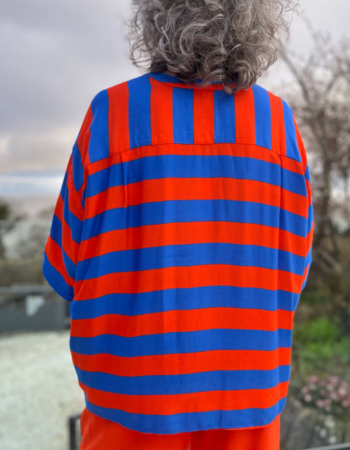 Milano Super Stripe Oversized Shirt