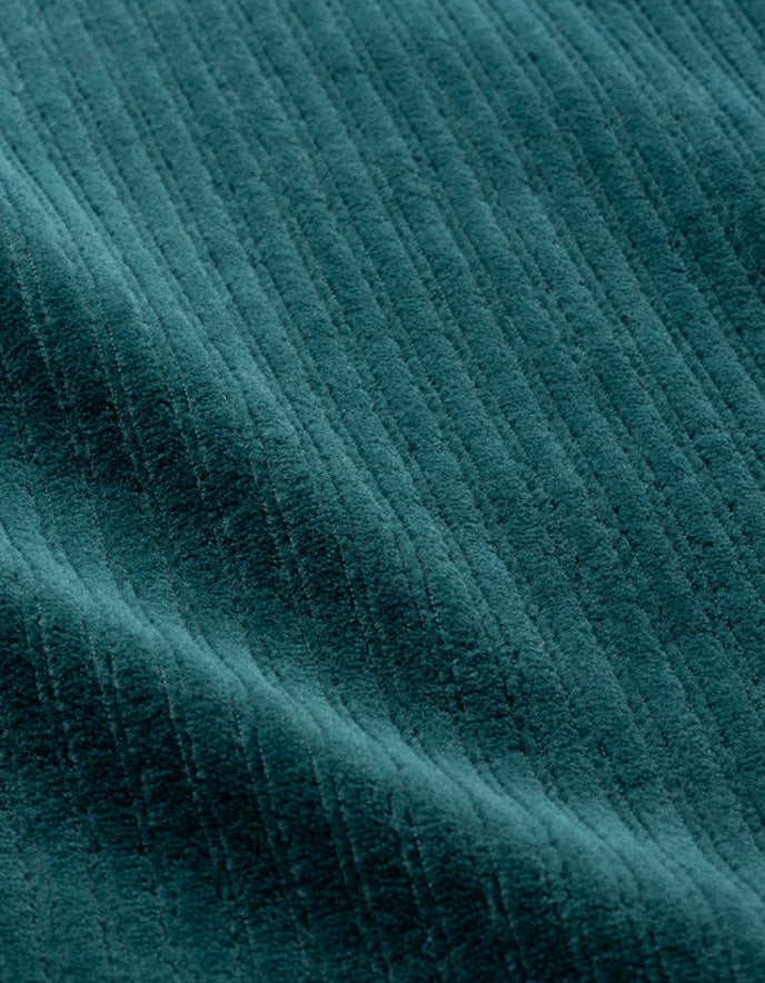 Heidekonigin Soft Corduroy Dress in Teal