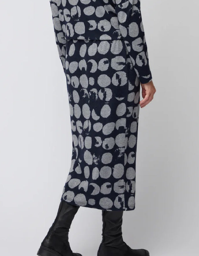 Sahara Brushed Jersey Spotted Tube Skirt