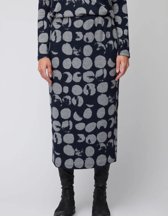 Sahara Brushed Jersey Spotted Tube Skirt