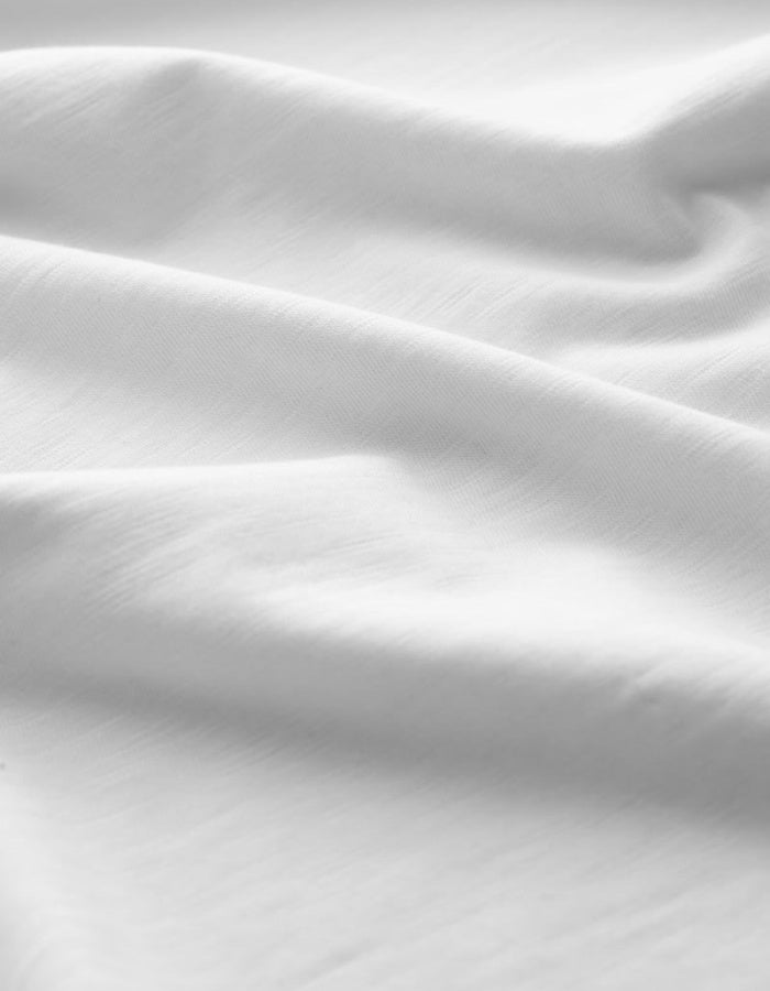 classic organic cotton white T-shirt boxy fit