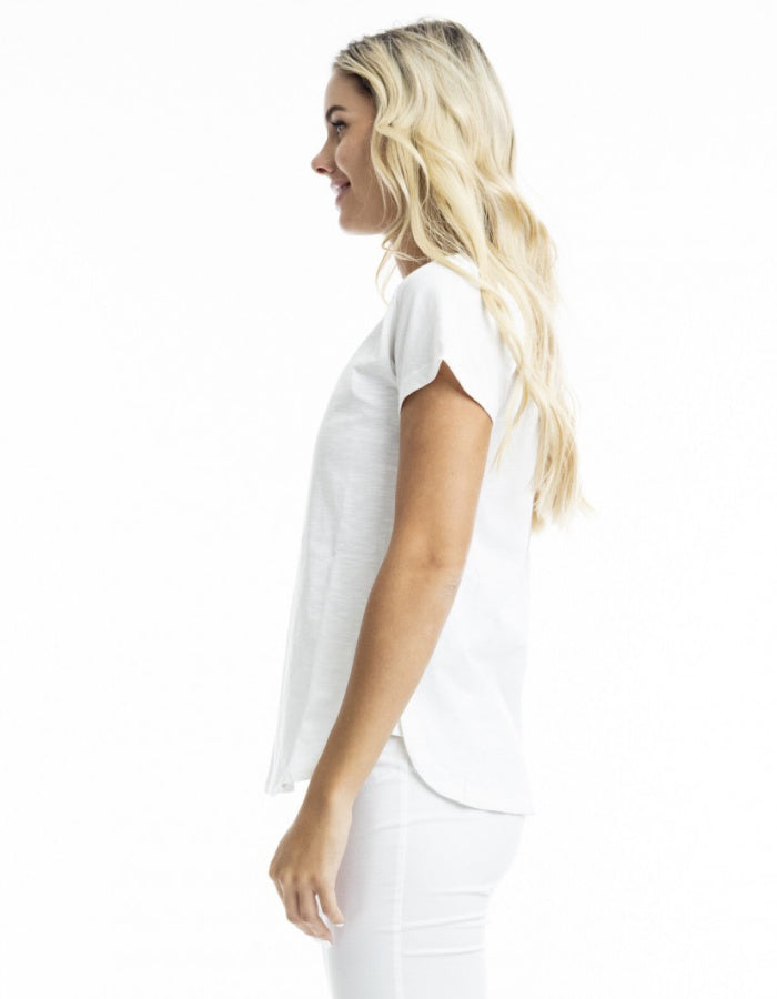 organic cotton classic white T-shirt