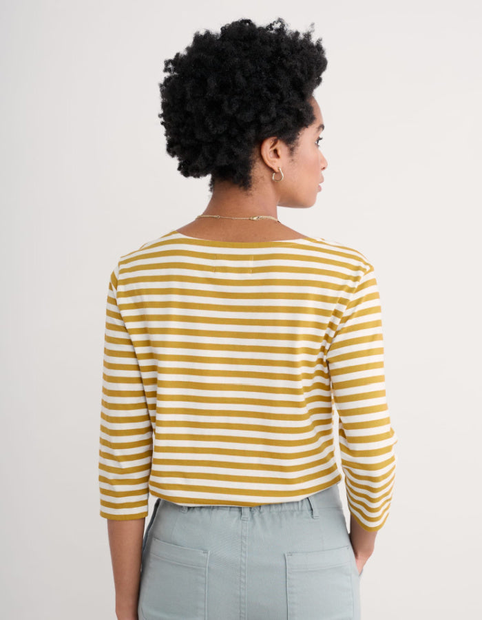 Seasalt Sailor Top in Mini Cornish Chamomile Chalk