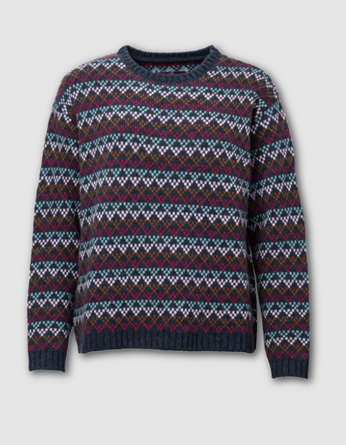 Heidekonigin Geo Fair Isle Pullover