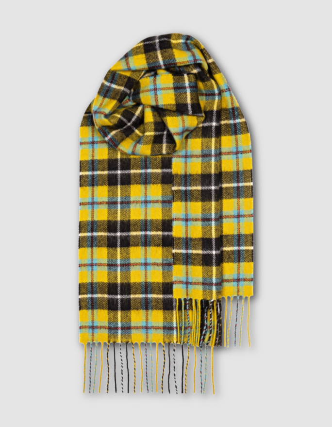 Lochcarron Lambswool Scarf in Cornish National Tartan