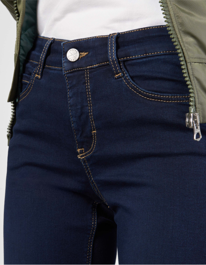 MAC Dream Straight Fit Dark Wash Jeans