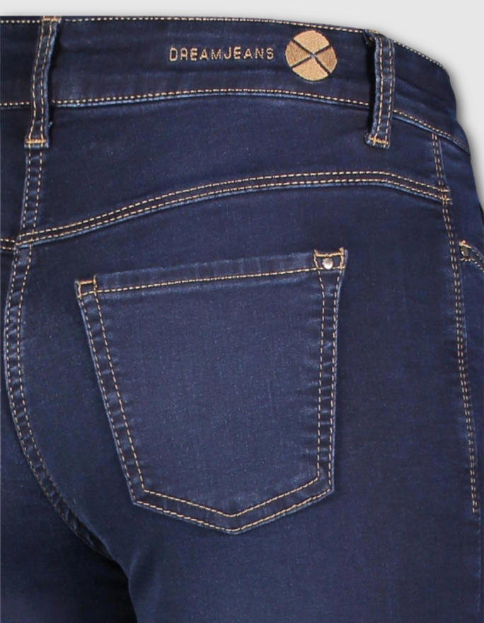 MAC Dream Straight Fit Dark Wash Jeans