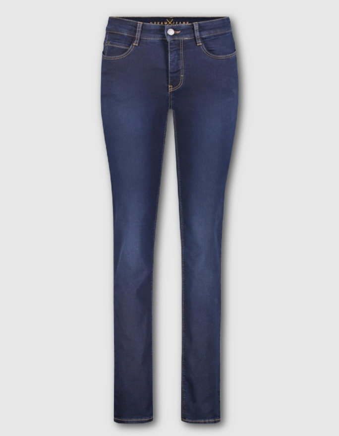 MAC Dream Straight Fit Dark Wash Jeans