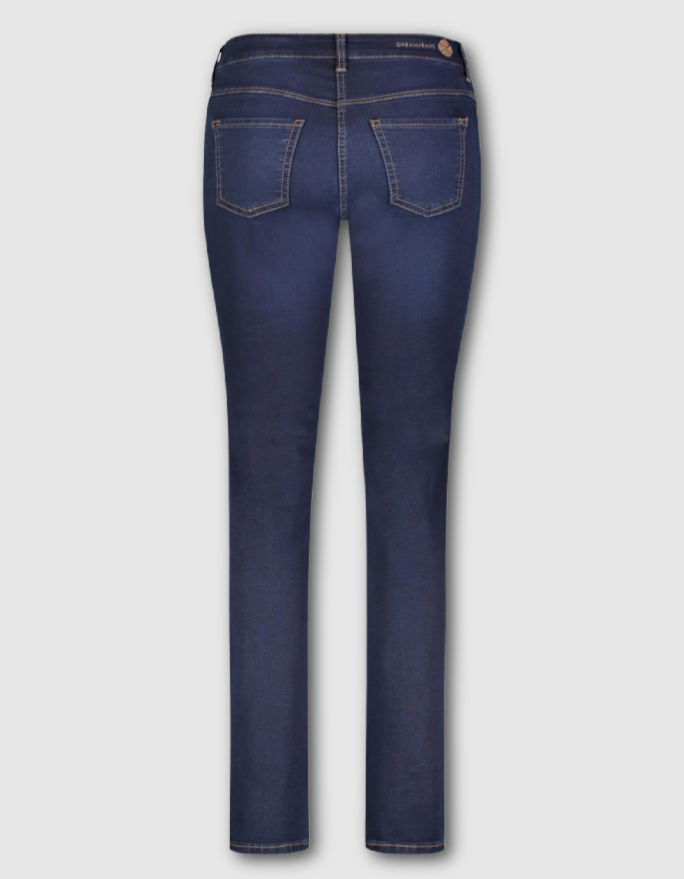 MAC Dream Straight Fit Dark Wash Jeans