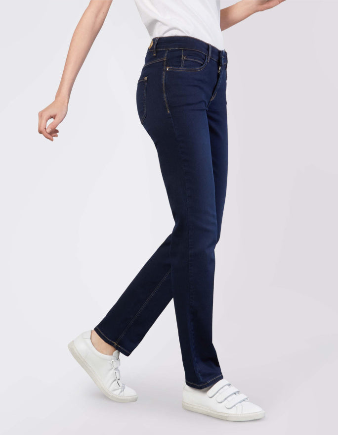 MAC Dream Straight Fit Dark Wash Jeans