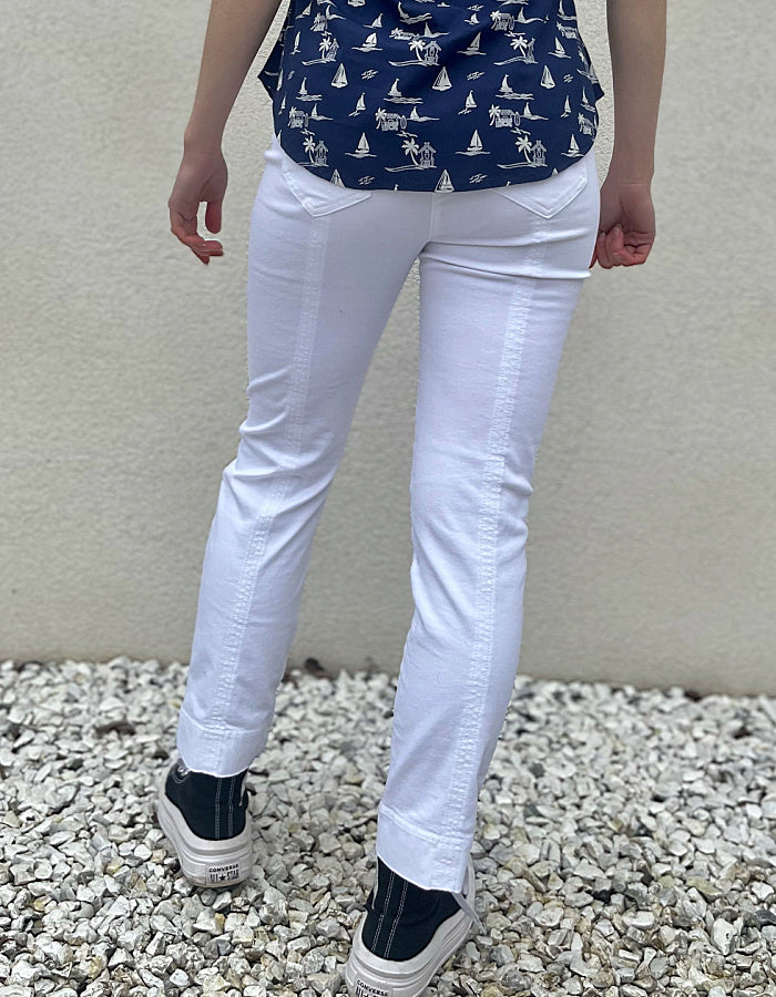 Stehmann White Pull ON Stretch
