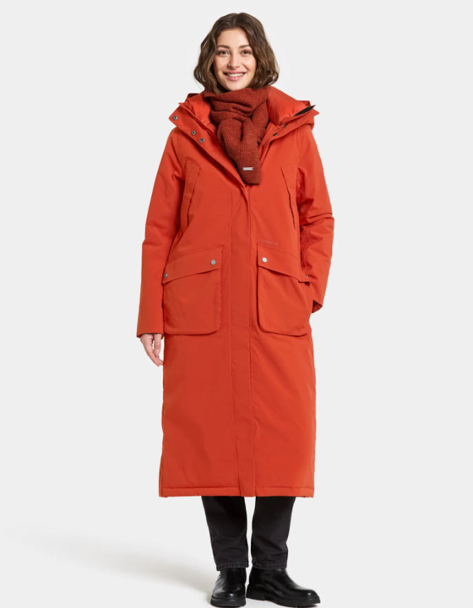 Didriksons Melody Parka in Rust