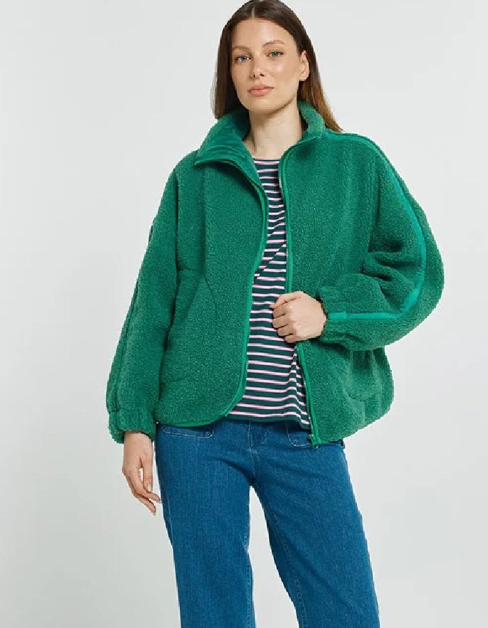 Betty Basics Aubrey Fleece In Green