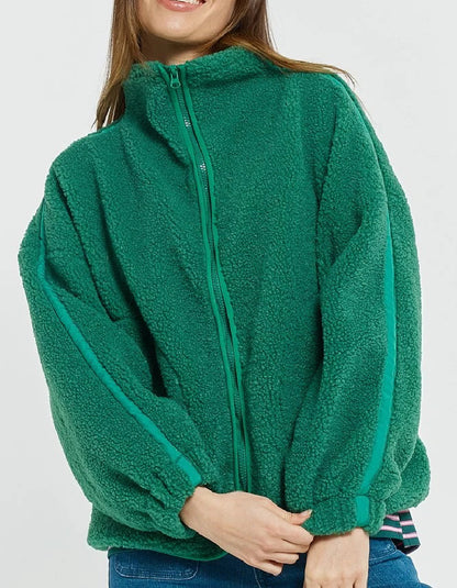 Betty Basics Aubrey Fleece In Green