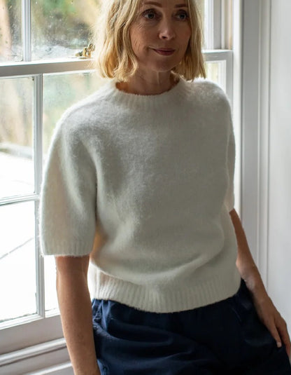 Chalk Clara Jumper in Ivory