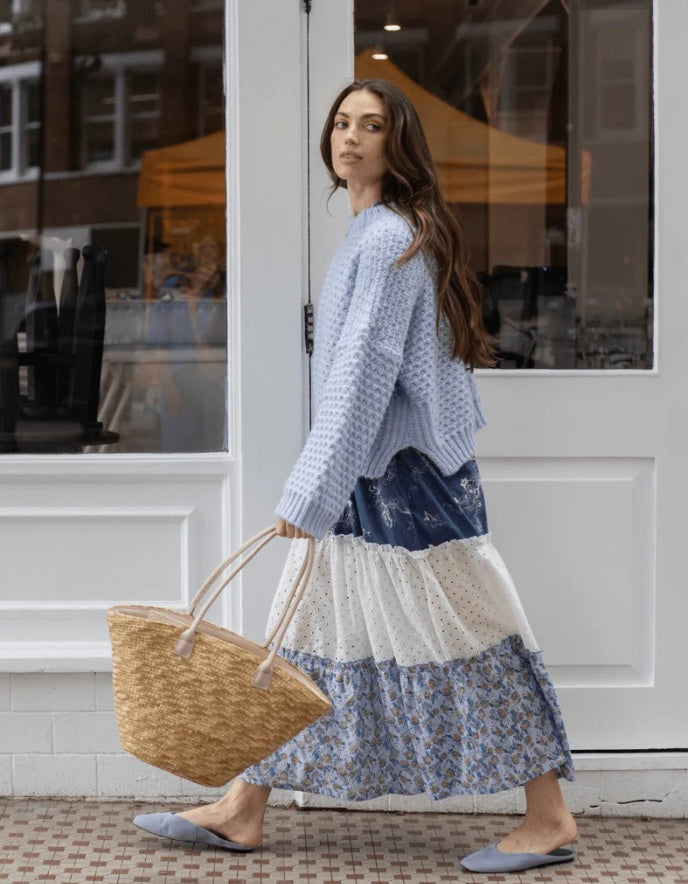 Cara & the Sky Darwin Jumper in Powder Blue