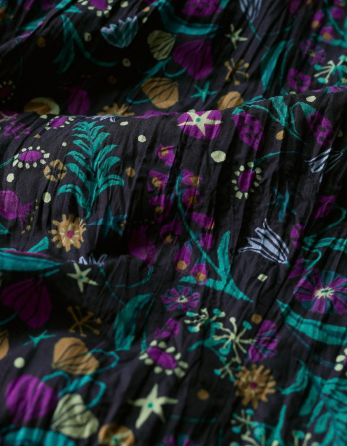 Seasalt Larissa Shirt in Illuminated Garden Onyx