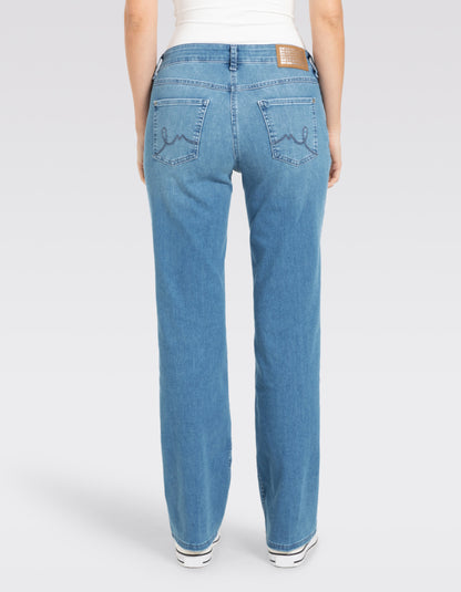 ladies authentic baby blue boot cut jean