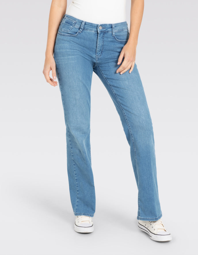 ladies authentic baby blue boot cut jean