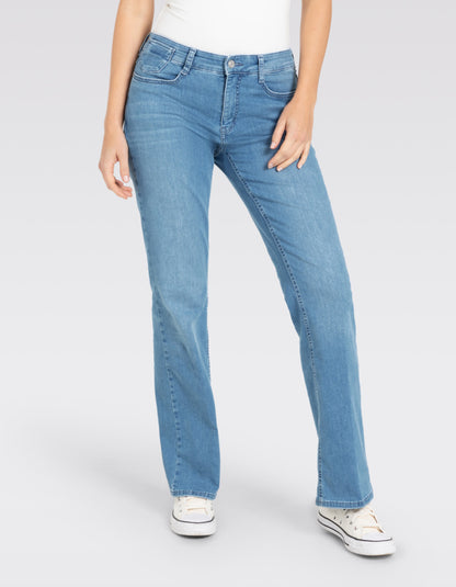 ladies authentic baby blue boot cut jean