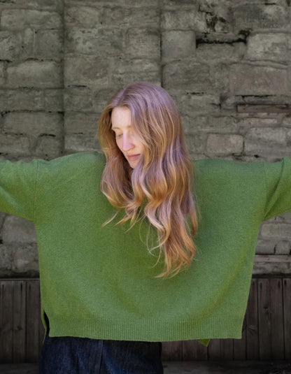 Bibico Layla Jumper in Moss Green
