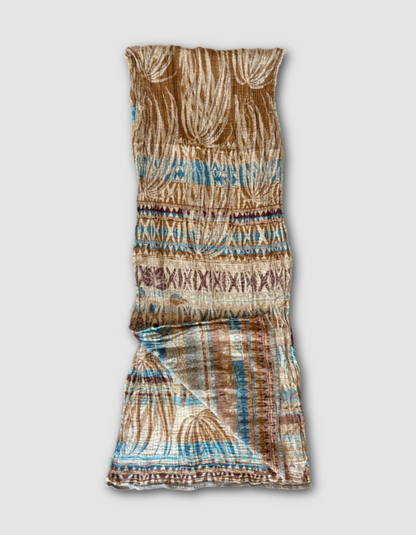 Letol Jacquard Scarf in Pierrette in Vermeil