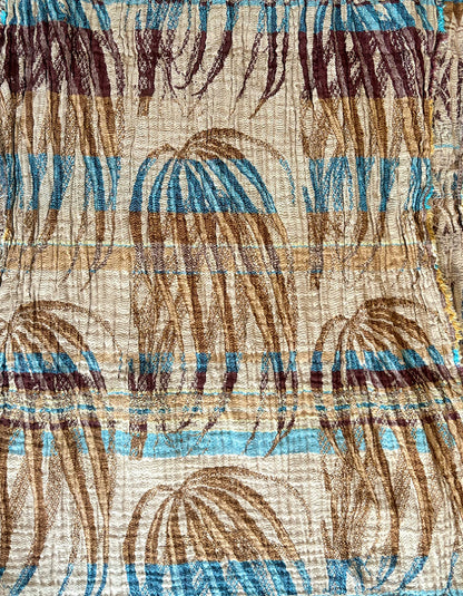 Letol Jacquard Scarf in Pierrette in Vermeil
