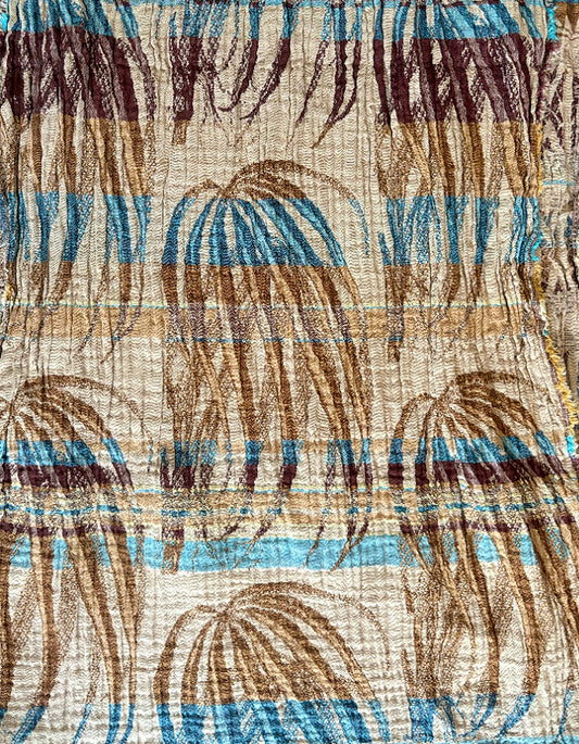 Letol Jacquard Scarf in Pierrette in Vermeil