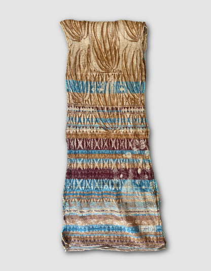 Letol Jacquard Scarf in Pierrette in Vermeil