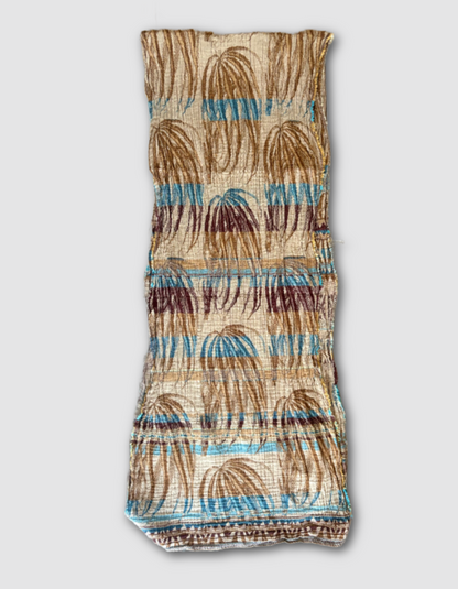 Letol Jacquard Scarf in Pierrette in Vermeil