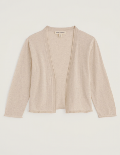 cream bolero cover up cotton cardigan