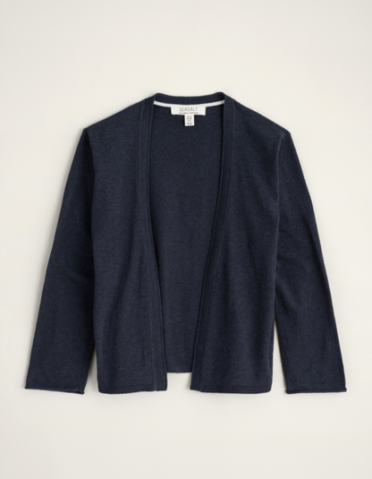 navy cotton cover up cardigan 