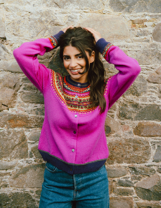 Eribe Alpine Short Cardigan in Jazz