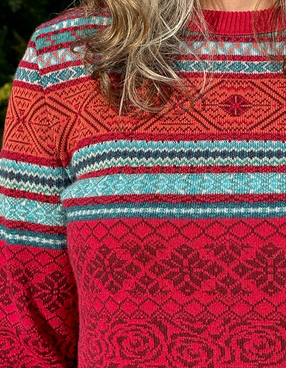 Dunque Alpine Rose Sweater