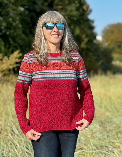 Dunque Alpine Rose Sweater