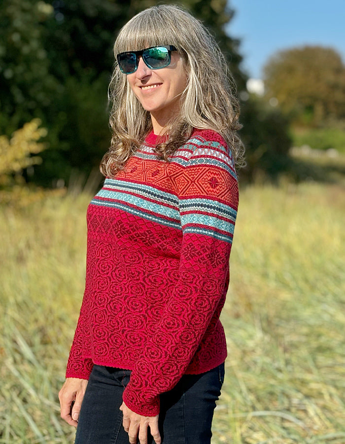 Dunque Alpine Rose Sweater