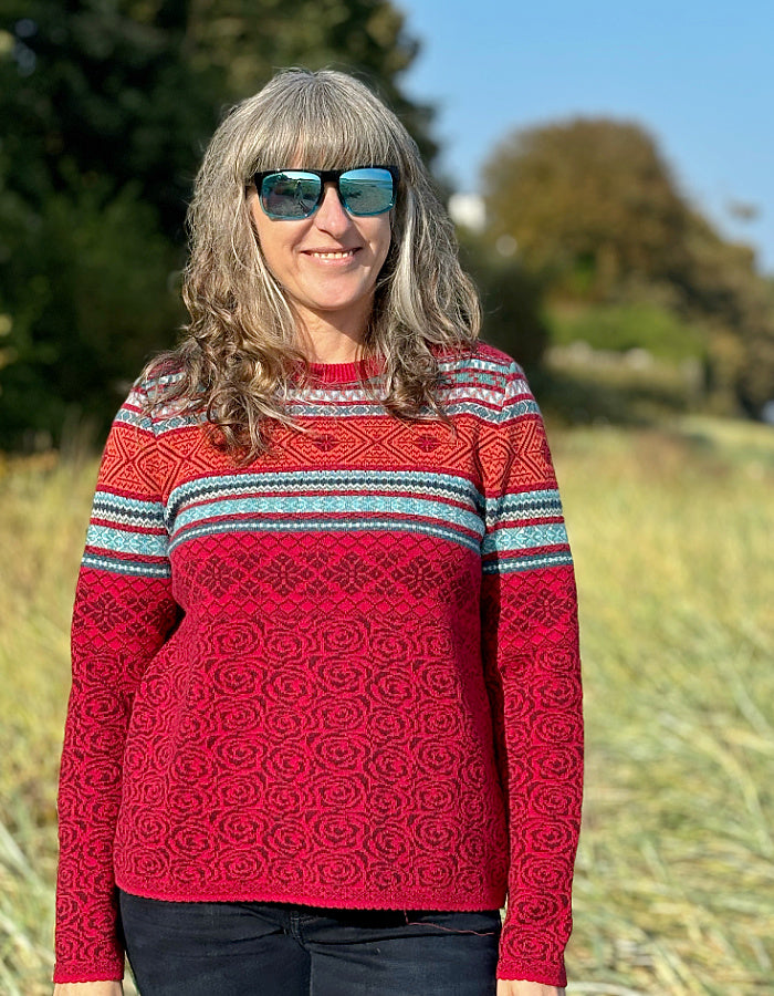 Dunque Alpine Rose Sweater