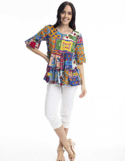 Orientique Amritsar Frill Top