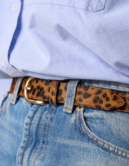Billy Belt Leather Belt in Animal