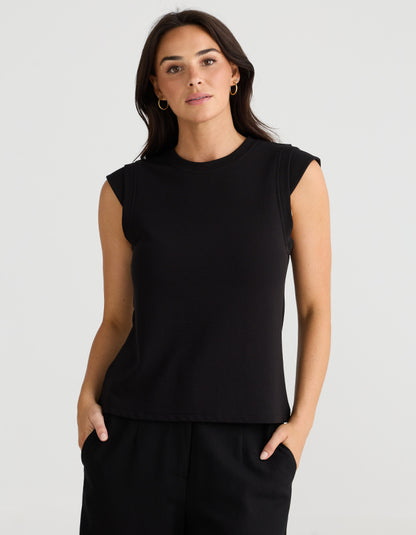 Brave & True Barlow Top in Black