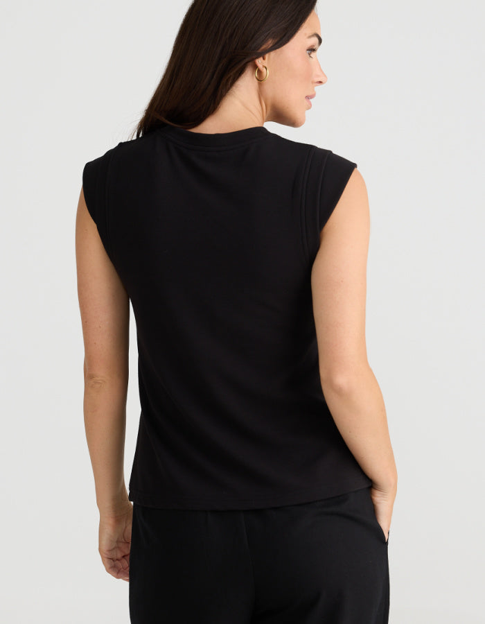 Brave & True Barlow Top in Black