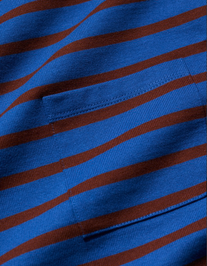 Seasalt Beach Boat Top Jersey Top in Breton Ink Cocoa